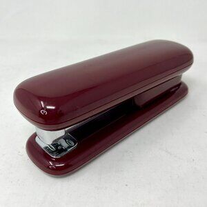 Vintage ELDON WORKSPACE STAPLER Desk Office Products Maroon Burgundy